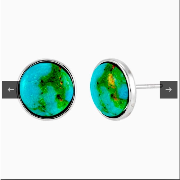 Global Dup Stud Earrings New - Picture 2 of 5